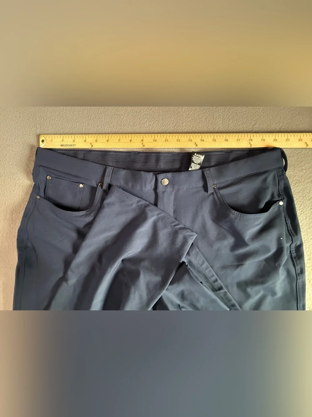Greg Norman Collection Navy Chinos - Straight Leg